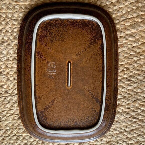 ARABIA Ruska Finland Stoneware Platter - Picture 8 of 11